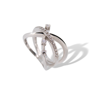 Ringe Polello Dame in Weißgold Diamante 0.27 Ct 2083 - 2083